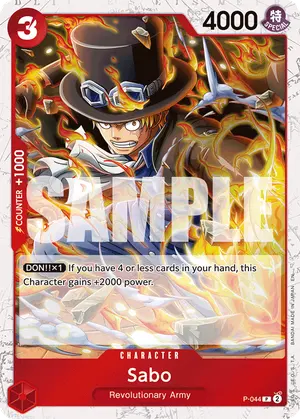 Carta Sabo P-044, versión Normal