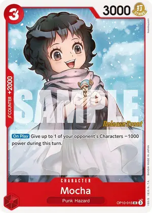 Carta Mocha OP10-015, versión Promo