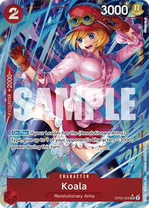 Carta Koala OP05-006, versión Arte alternativo