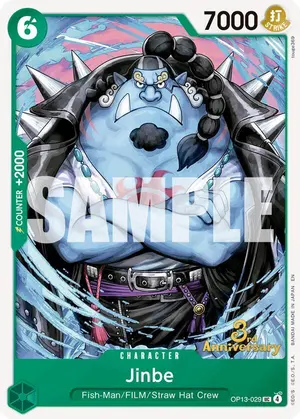 Carta Jinbe OP13-029, versión Promo