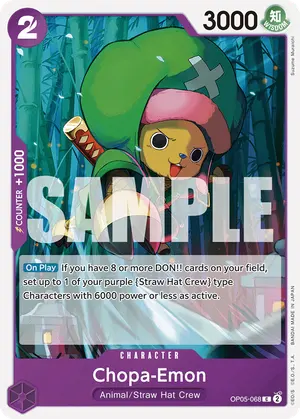 Carta Chopa-Emon OP05-068, versión Normal