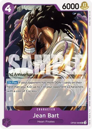 Carta Jean Bart OP09-066, versión Promo