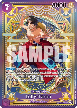 Carta Luffy-Tarou ST18-005, versión SP