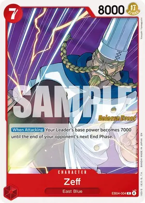 Carta Zeff EB04-004, versión Promo