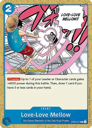 Carta Love-Love Mellow ST03-017, versión Promo