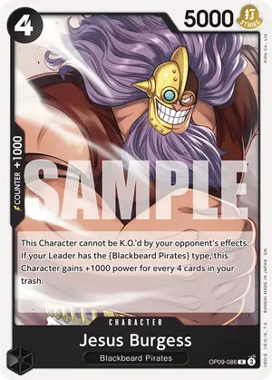 Carta Jesus Burgess OP09-086, versión Normal