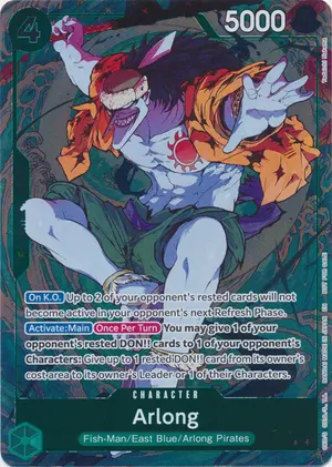 Carta Arlong OP15-023, versión Arte alternativo