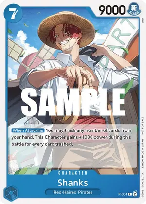 Carta Shanks P-051, versión Promo