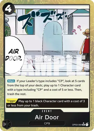Carta Air Door OP03-094, versión Normal