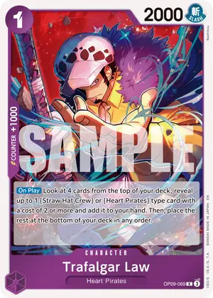 Carta Trafalgar Law OP09-069, versión Normal