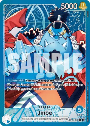 Carta Jinbe OP14-040, versión Arte alternativo