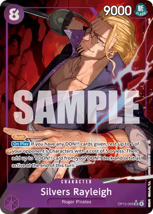 Carta Silvers Rayleigh OP13-066, versión Arte alternativo