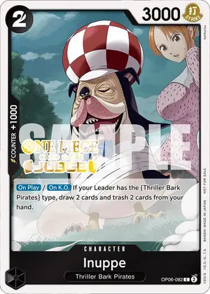 Carta Inuppe OP06-082, versión Promo