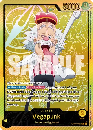 Carta Vegapunk OP07-097, versión SP