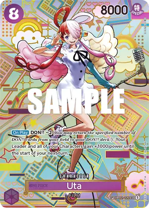 Carta Uta OP02-120, versión SP
