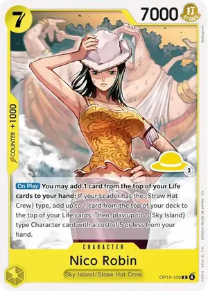 Carta Nico Robin OP15-109, versión Normal
