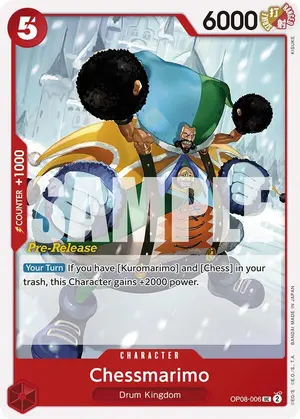 Carta Chessmarimo OP08-006, versión Promo