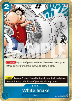 Carta White Snake OP06-059, versión Normal