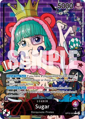 Carta Sugar OP10-003, versión Arte alternativo