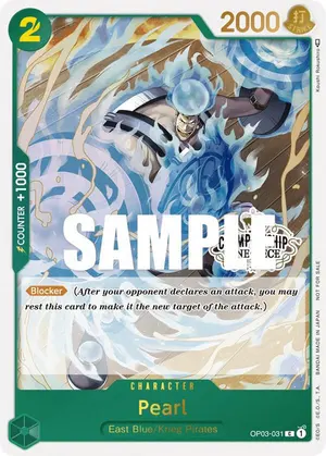 Carta Pearl OP03-031, versión Arte alternativo