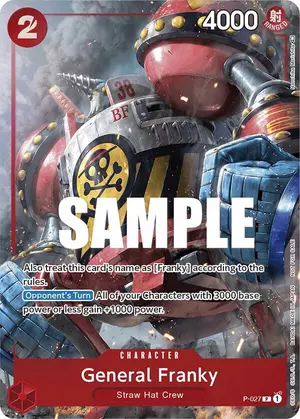 Carta General Franky P-027, versión Promo