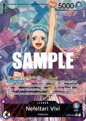 Carta Nefeltari Vivi OP04-001, versión Arte alternativo