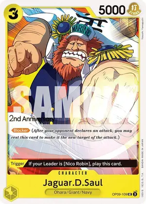 Carta Jaguar.D.Saul OP09-109, versión Promo
