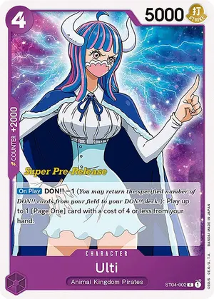 Carta Ulti ST04-002, versión Promo