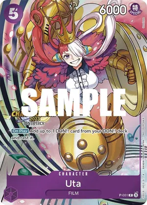 Carta Uta P-031, versión Promo