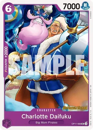 Carta Charlotte Daifuku OP11-068, versión Promo