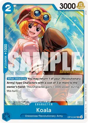 Carta Koala OP10-047, versión Promo