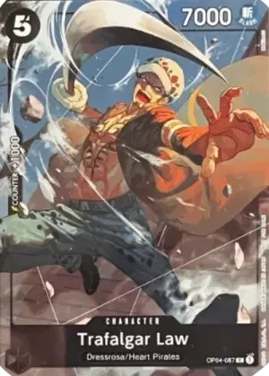 Carta Trafalgar Law OP04-087, versión Arte alternativo
