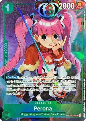 Carta Perona OP09-034, versión Arte alternativo