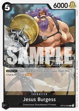 Carta Jesus Burgess OP10-085, versión Promo