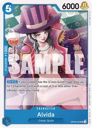 Carta Alvida OP09-043, versión Normal