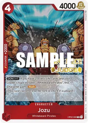 Carta Jozu OP02-008, versión Promo