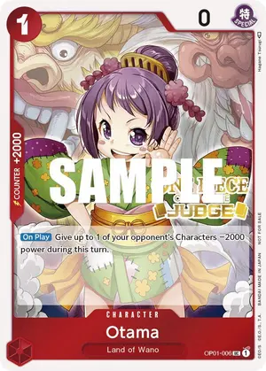 Carta Otama OP01-006, versión Promo