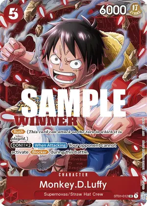 Carta Monkey.D.Luffy ST01-012, versión Arte alternativo