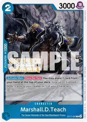 Carta Marshall.D.Teach ST17-005, versión Promo