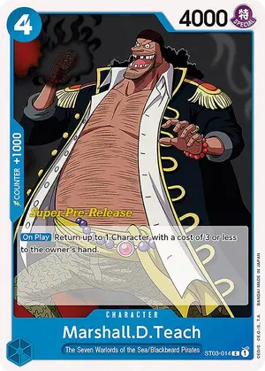 Carta Marshall.D.Teach ST03-014, versión Promo