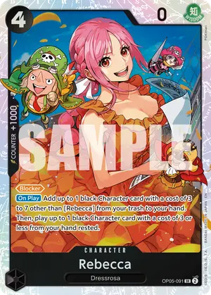 Carta Rebecca OP05-091, versión Normal