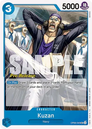 Carta Kuzan OP06-045, versión Promo