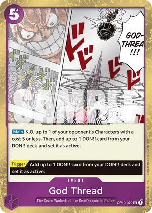 Carta God Thread OP10-079, versión Normal