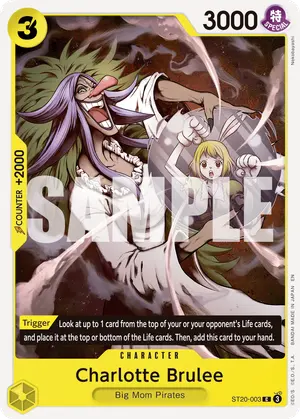 Carta Charlotte Brulee ST20-003, versión Normal