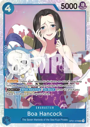 Carta Boa Hancock OP01-078, versión Normal