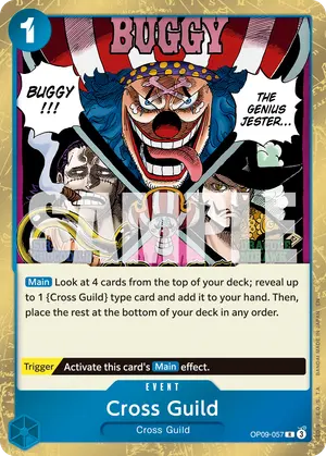 Carta Cross Guild OP09-057, versión Normal