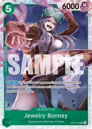 Carta Jewelry Bonney OP07-026, versión Normal