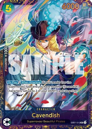 Carta Cavendish EB01-012, versión Arte alternativo