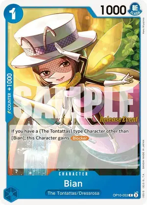 Carta Bian OP10-053, versión Promo
