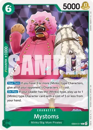 Carta Mystoms EB04-017, versión Promo
